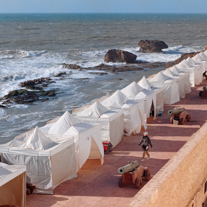 Coastal Market Scene